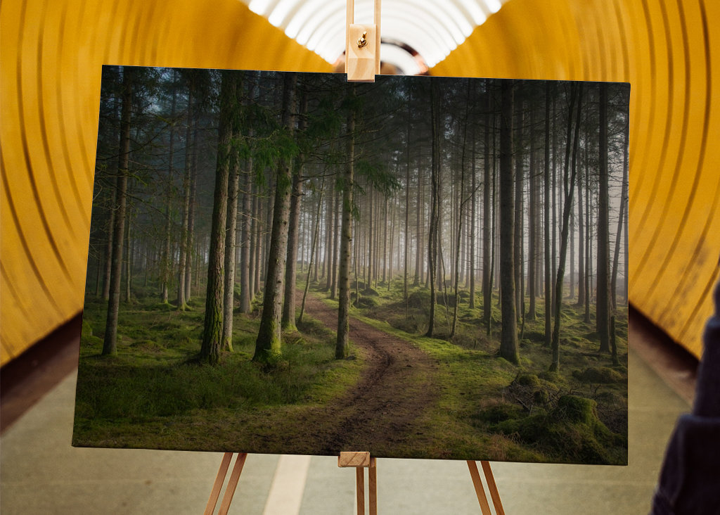 A morning in the woods