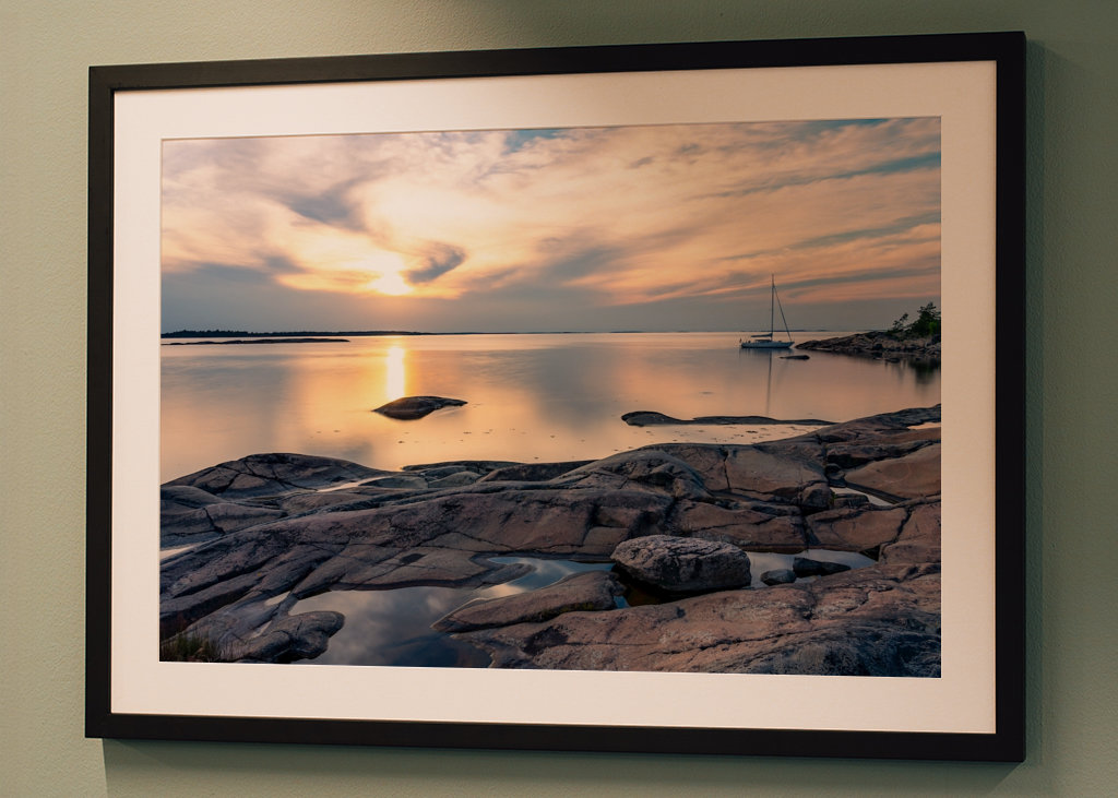 Sonnenuntergang im Archipel