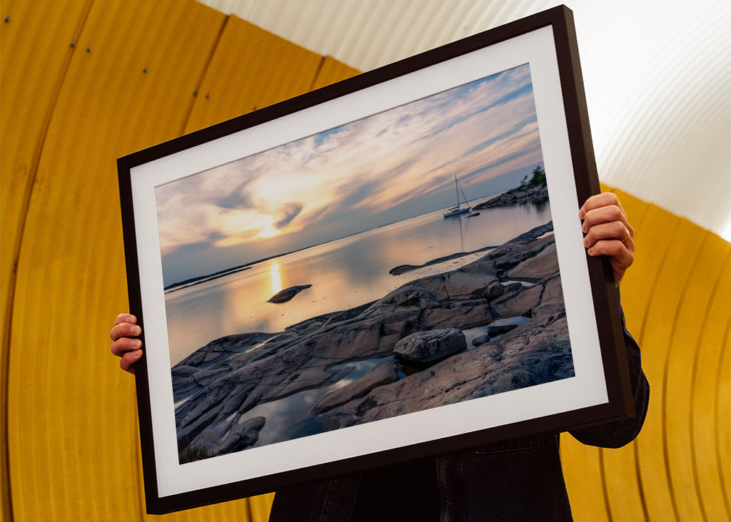 Sonnenuntergang im Archipel