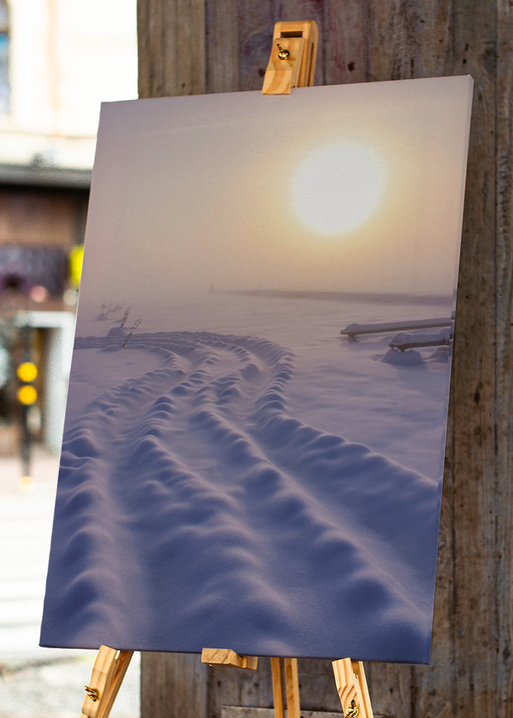 Mlhavý mrazivý den