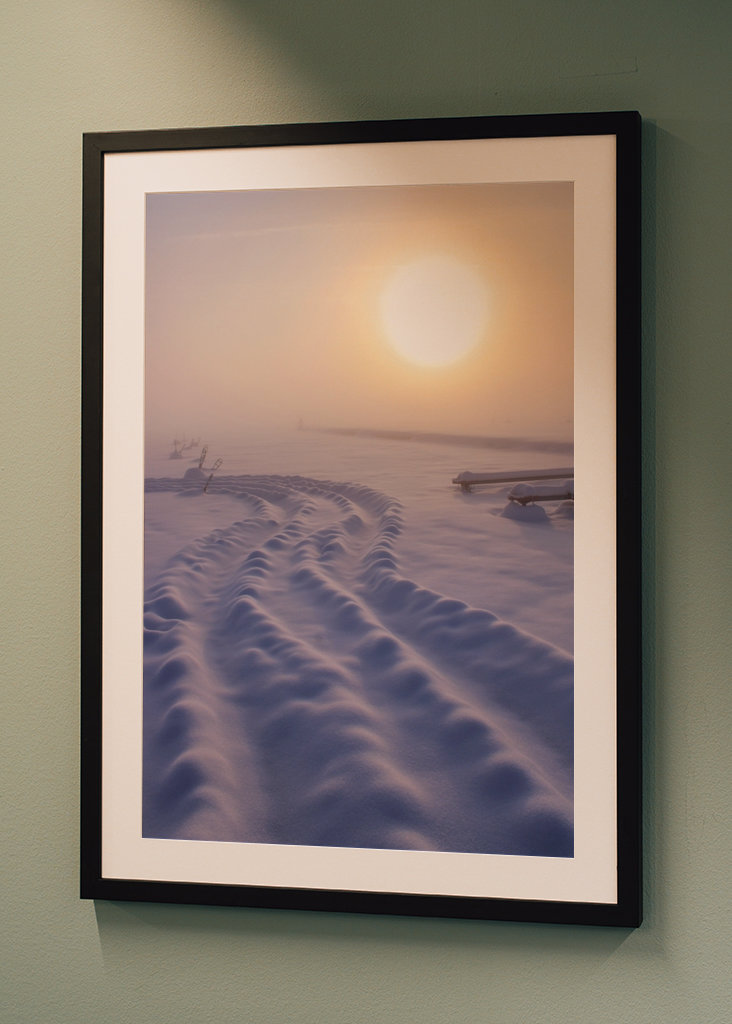 Mlhavý mrazivý den