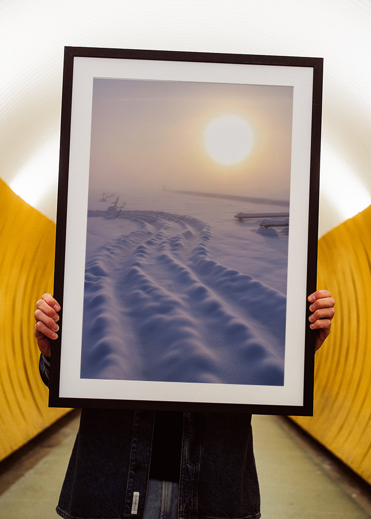 Mlhavý mrazivý den