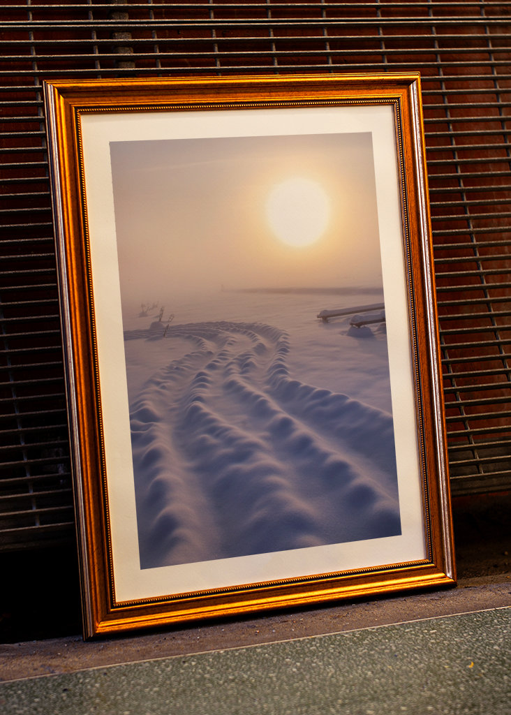 Mlhavý mrazivý den