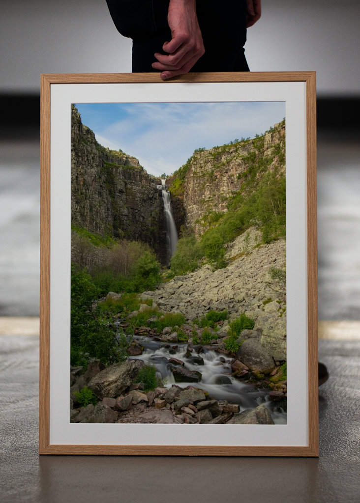 Njupeskär Wasserfall