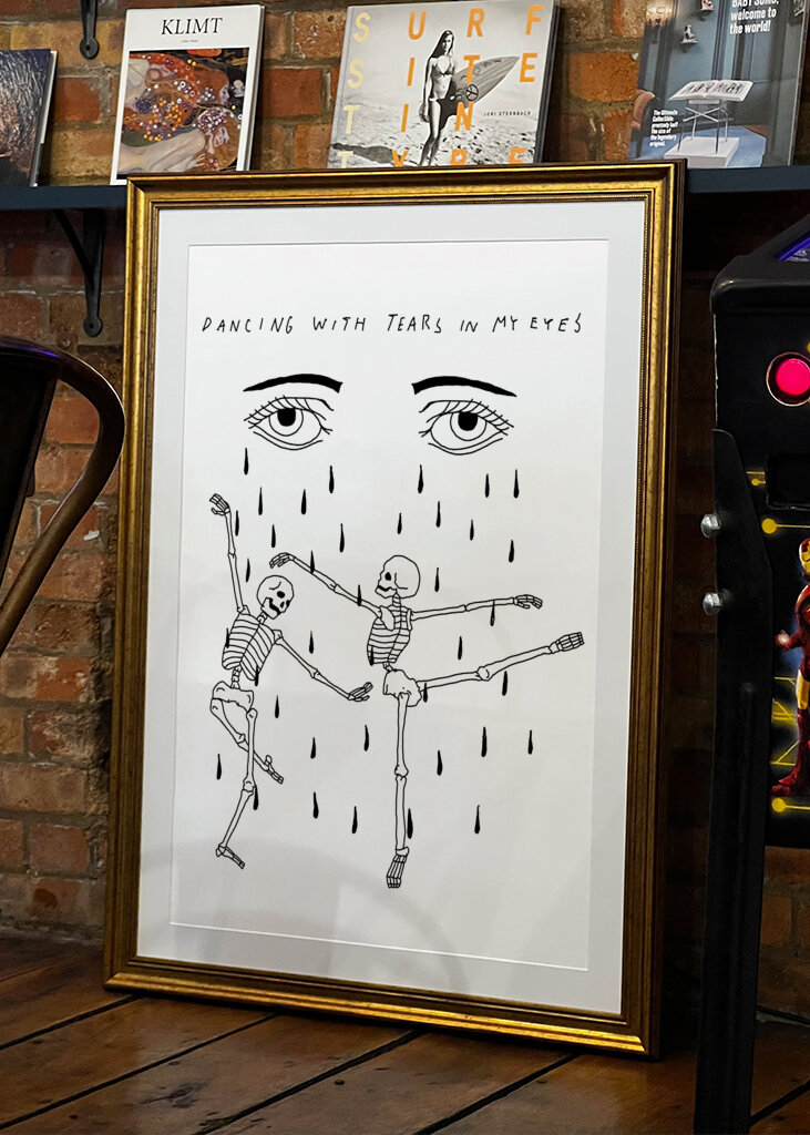 tanzen mit Tränen in den Augen