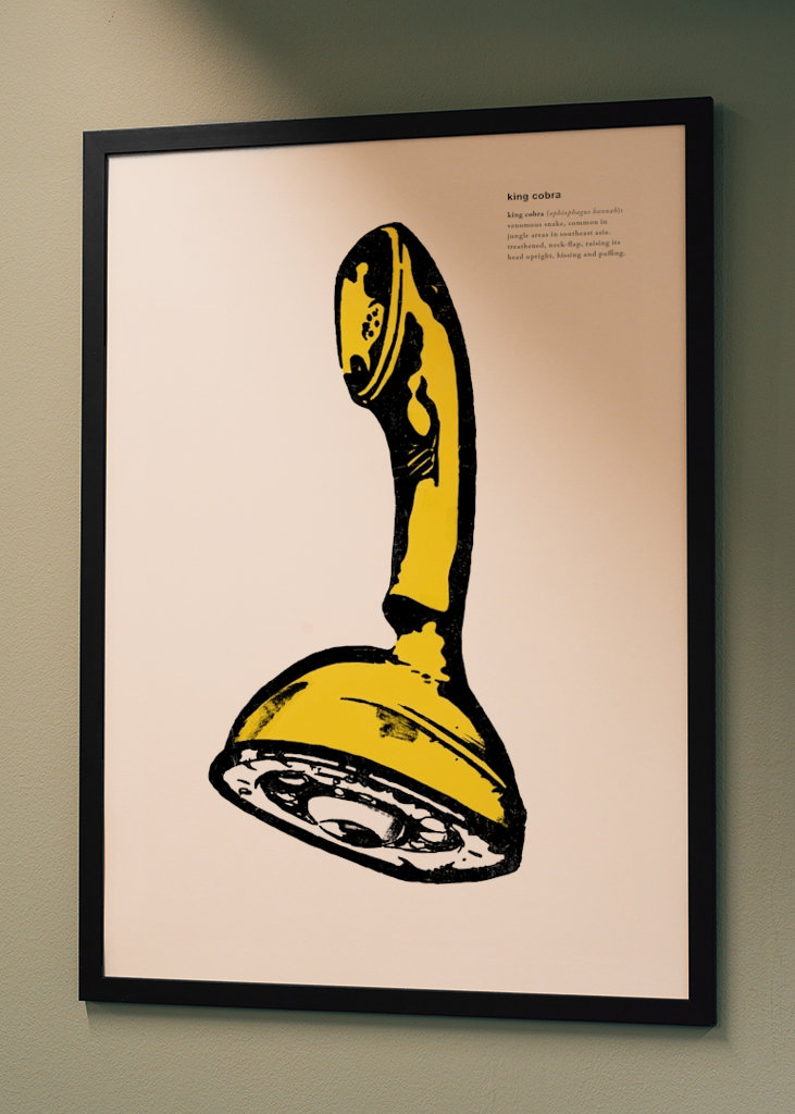 Cobra-puhelin (keltainen)