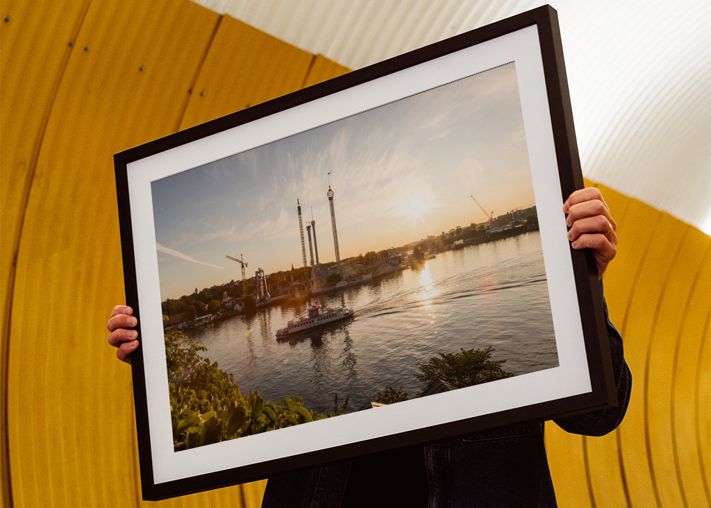 Východ slunce nad Djurgårdenem