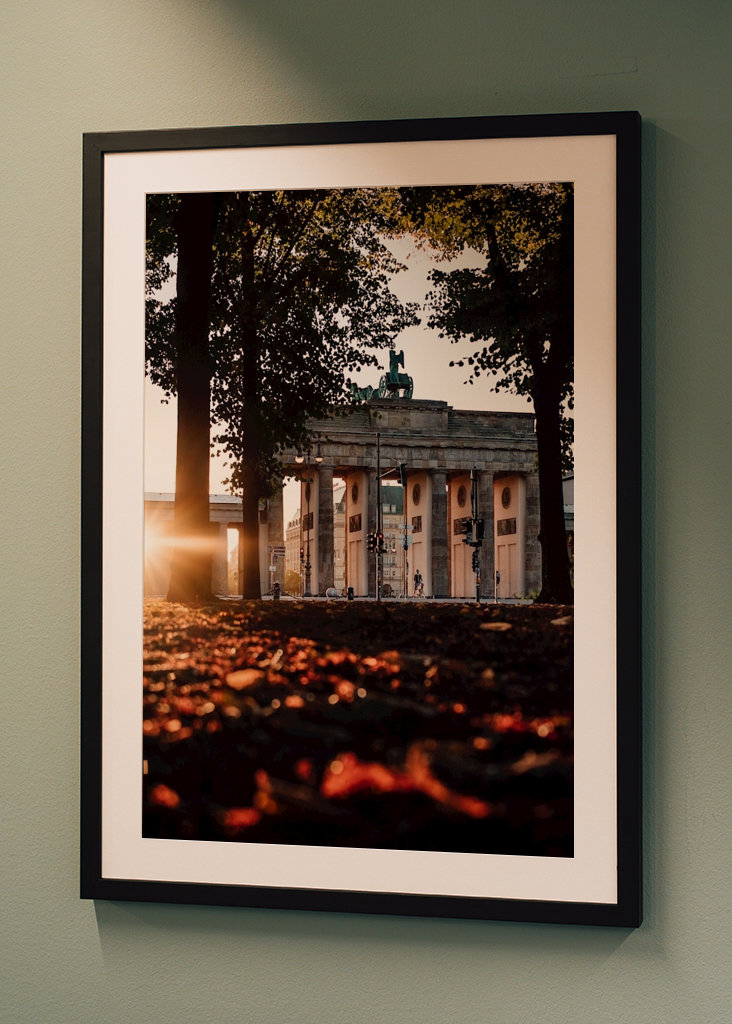 Brandenburg Gate during fall