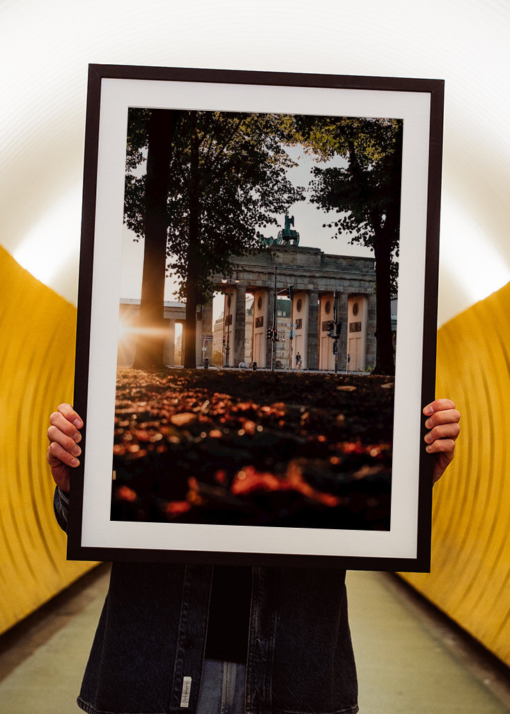 Brandenburg Gate during fall