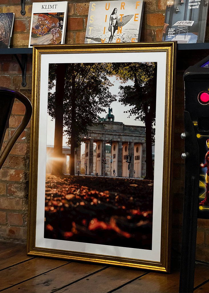 Brandenburg Gate during fall