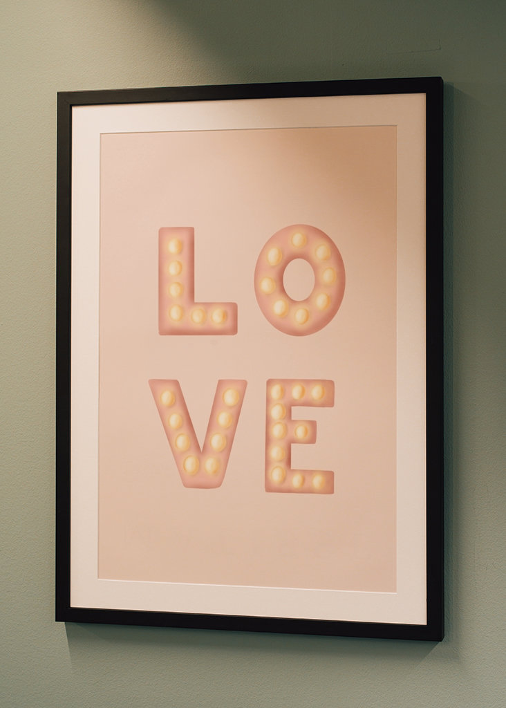 LOVE - light letters