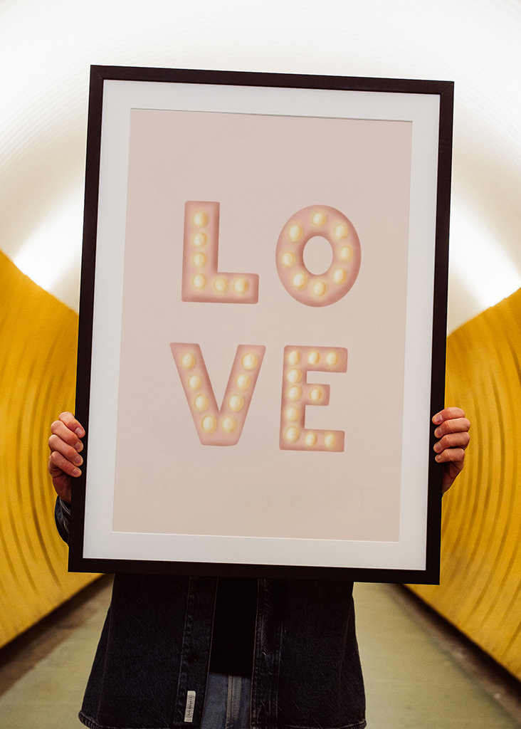 LOVE - light letters