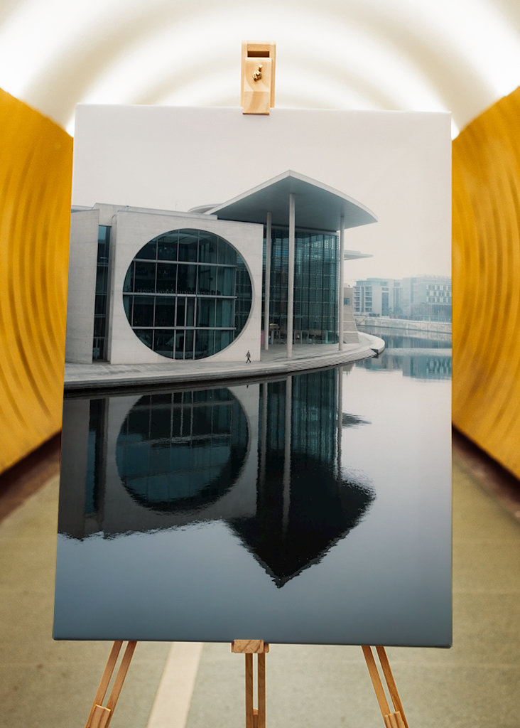 Januartag im Regierungsviertel