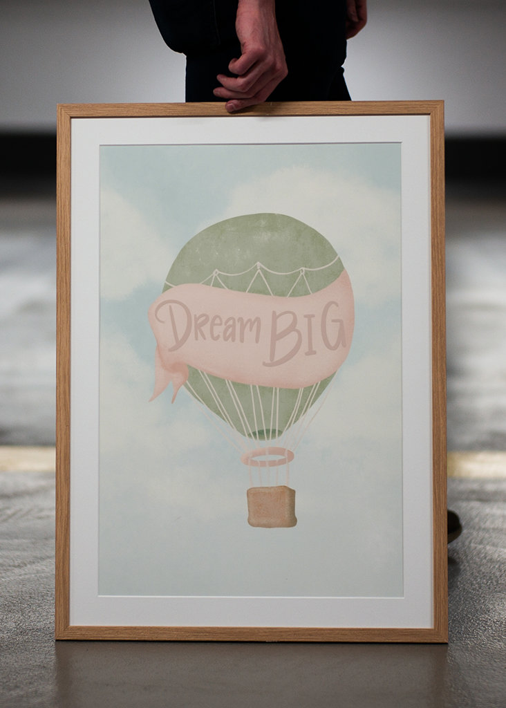Dream BIG - hot air balloon