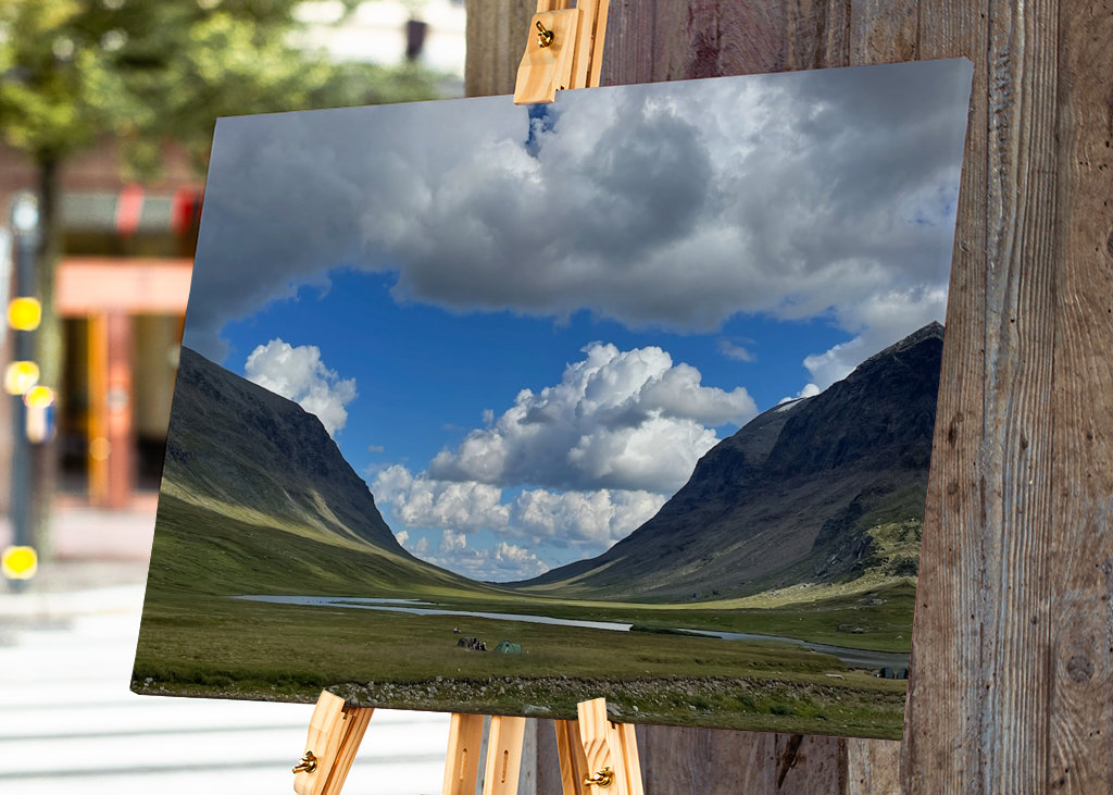 Bom dia nas montanhas 