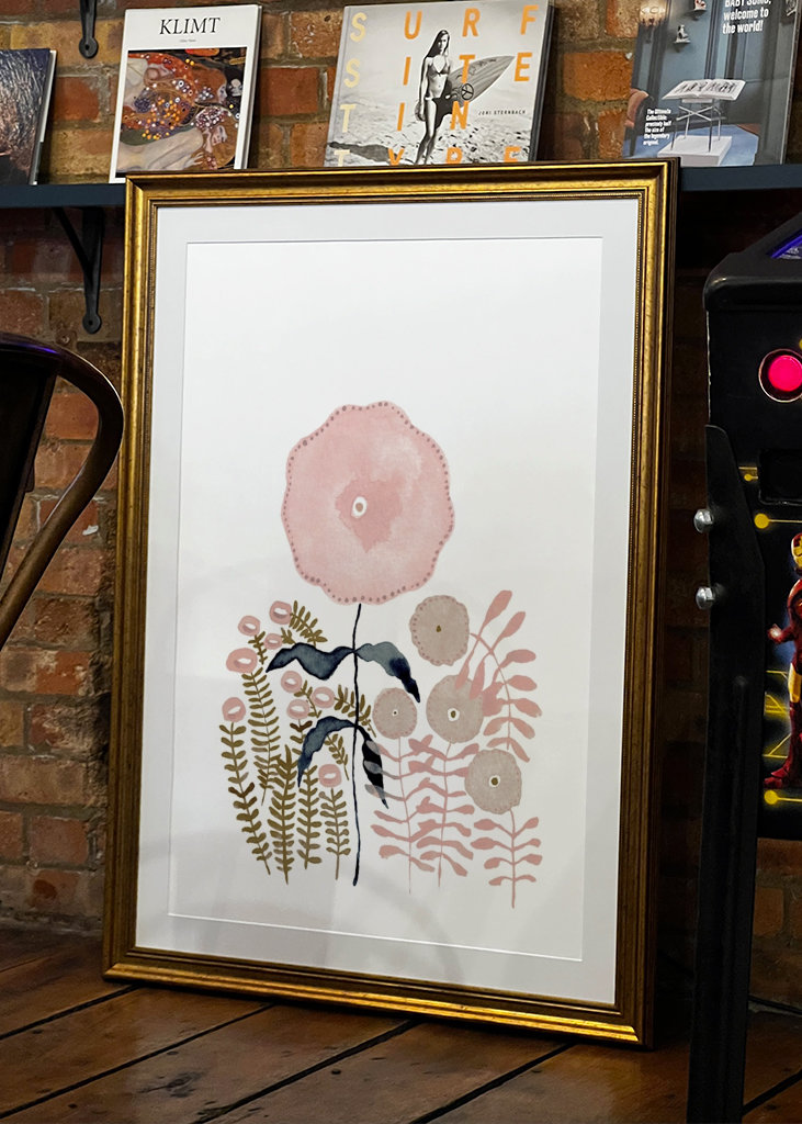 Akvarelové květiny 