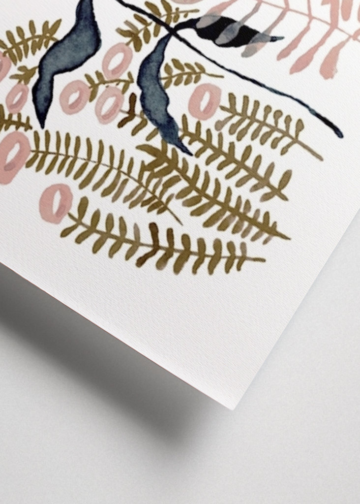 Akvarelové květiny 