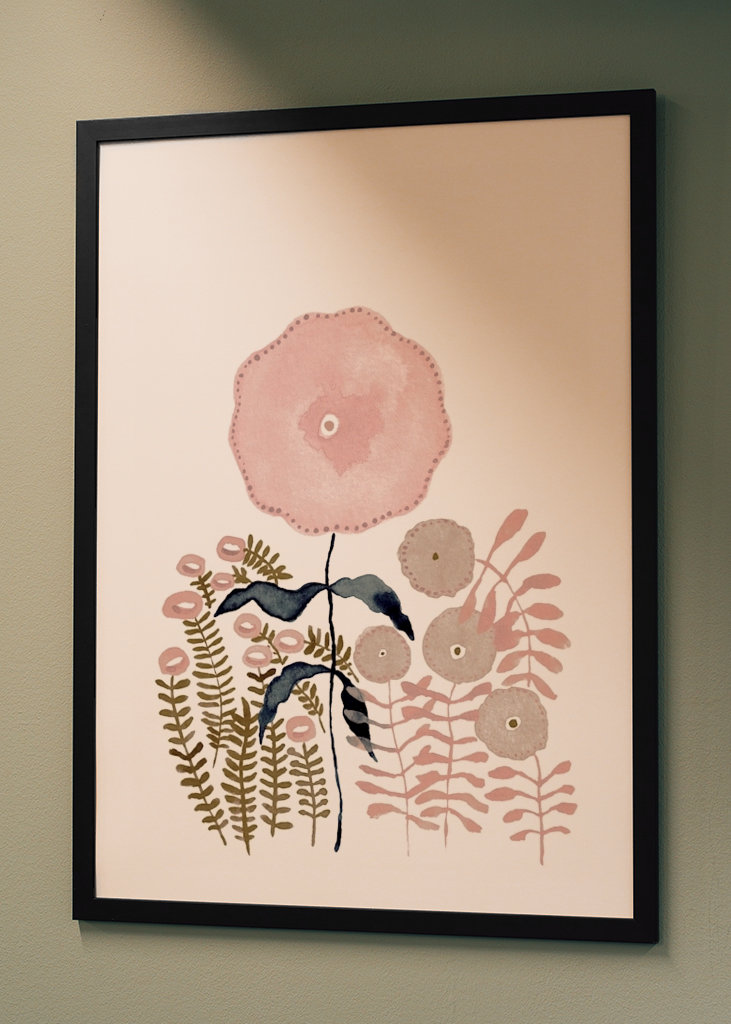 Akvarelové květiny 