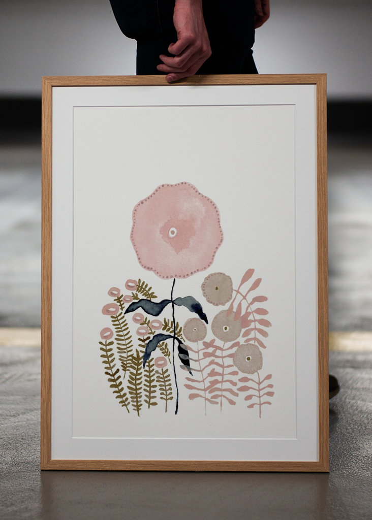 Akvarelové květiny 