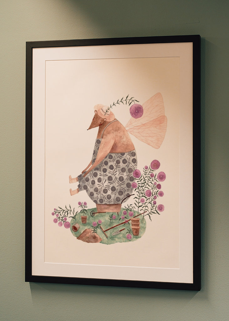 Fairy Bear in the Garden