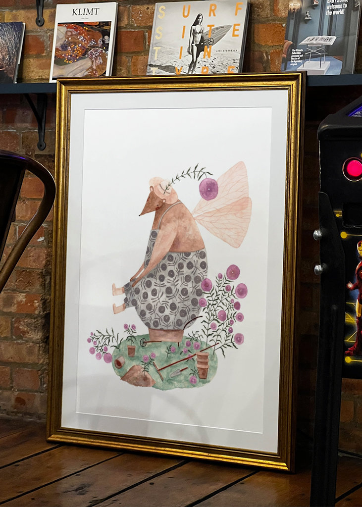 Fairy Bear in the Garden