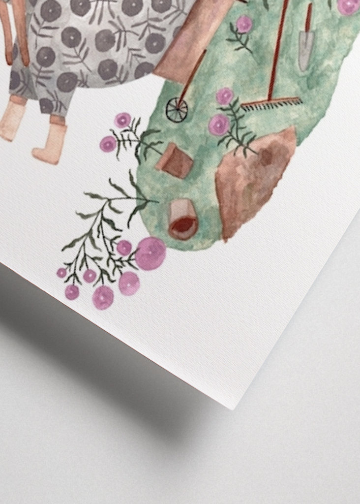 Fairy Bear in the Garden