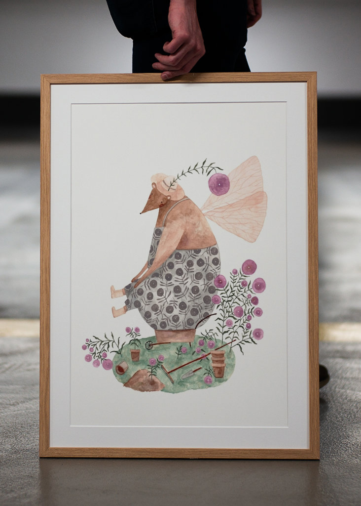 Fairy Bear in the Garden