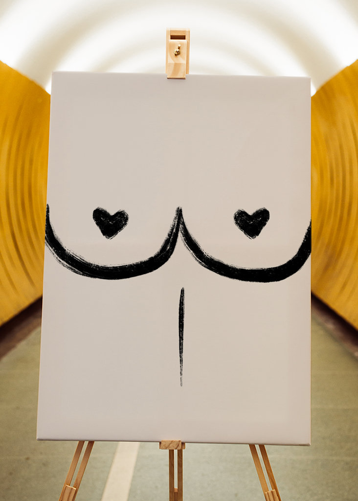 Nøgen look - bryster