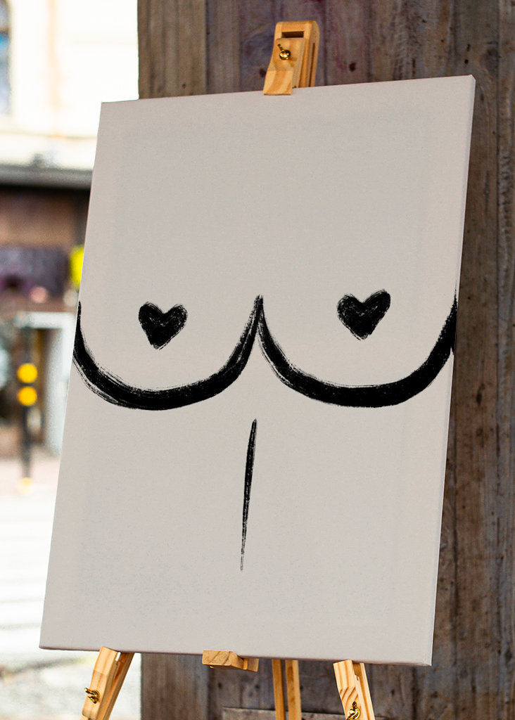 Nøgen look - bryster