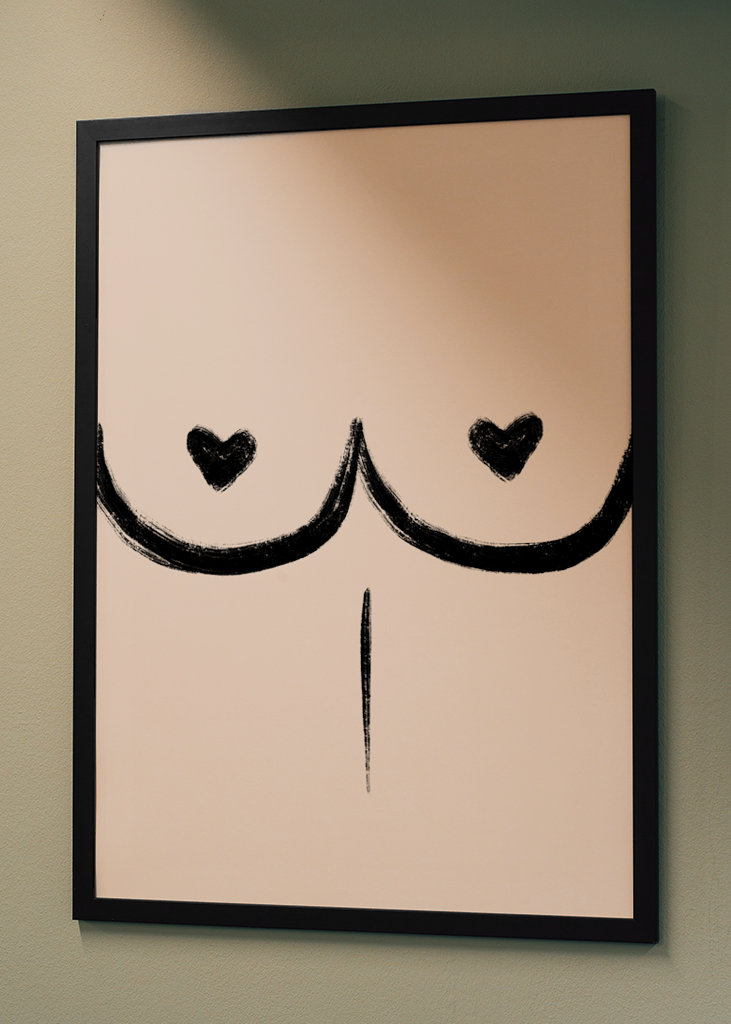 Nøgen look - bryster