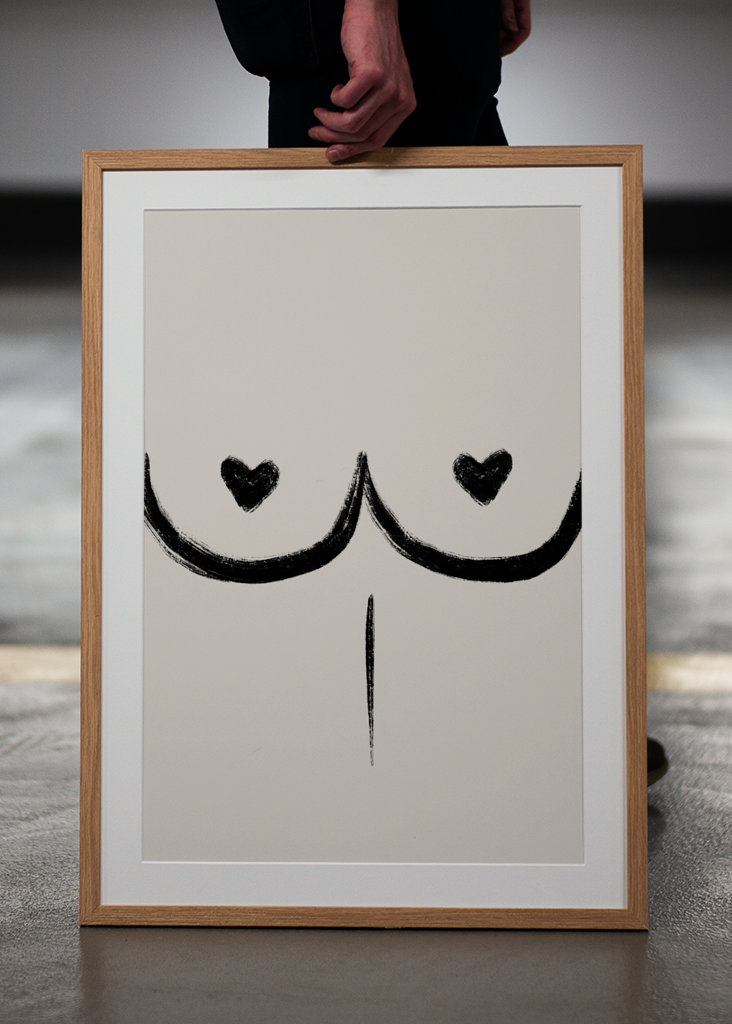 Nøgen look - bryster