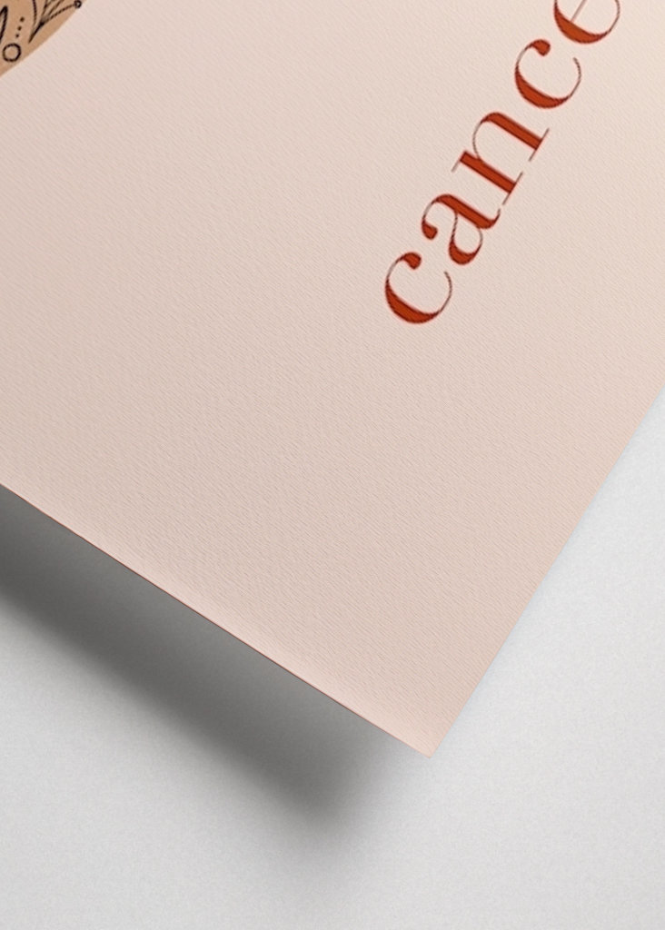 Zodiac Cancer - Blommig rodnad