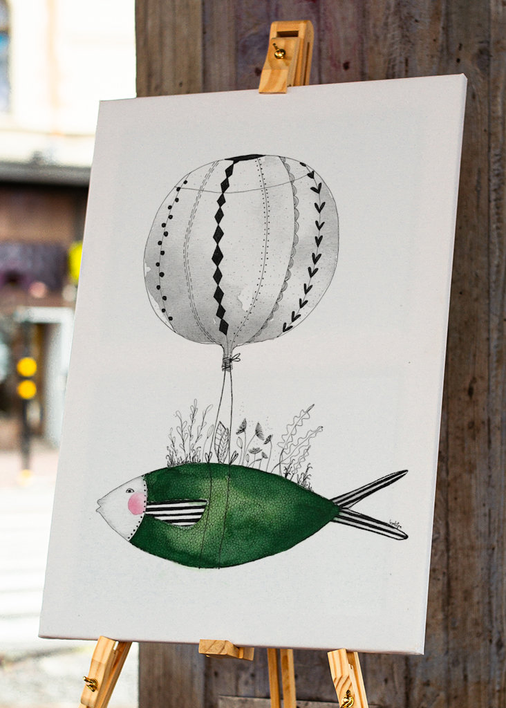 Fish and Balloon