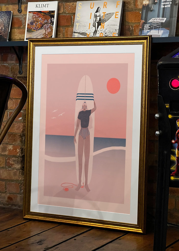 Červená obloha Modré moře