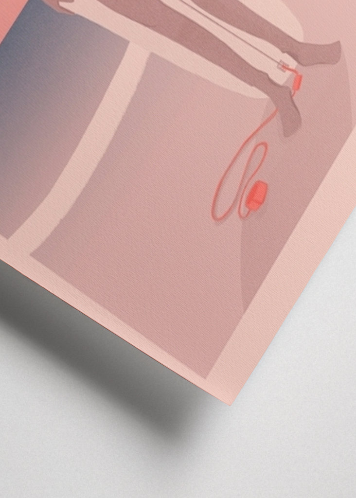 Červená obloha Modré moře