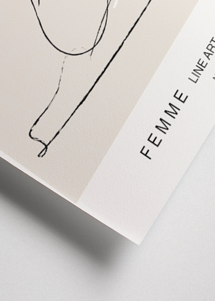 Serie de lineart femenino n.º 1