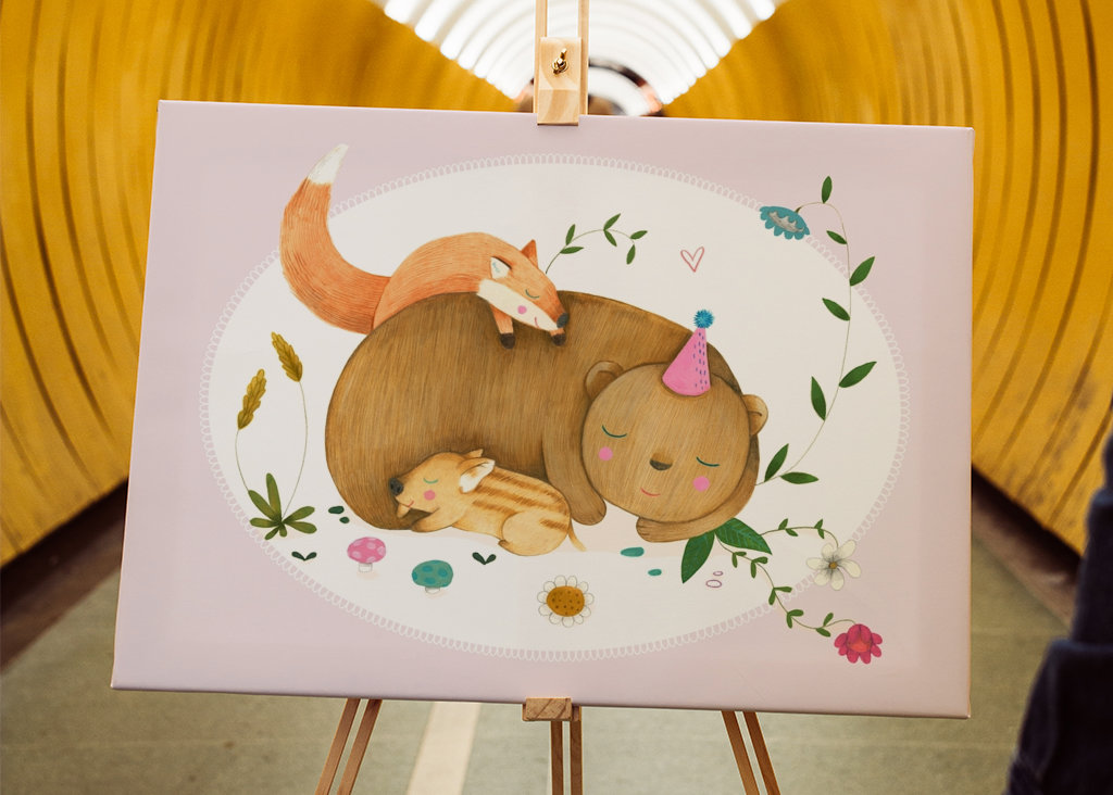 Amici della foresta addormentata