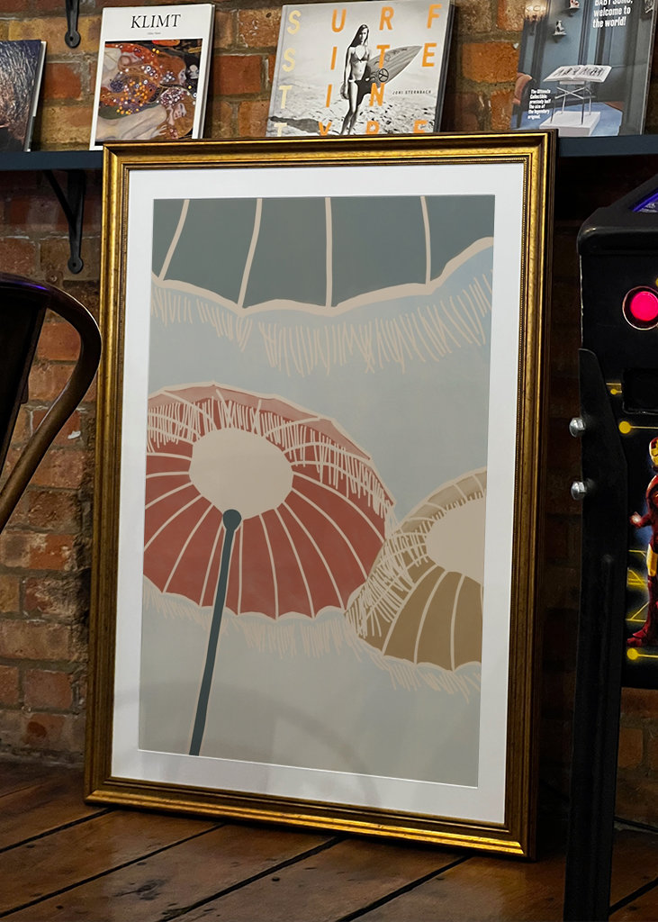 On the Beach - Umbrellas