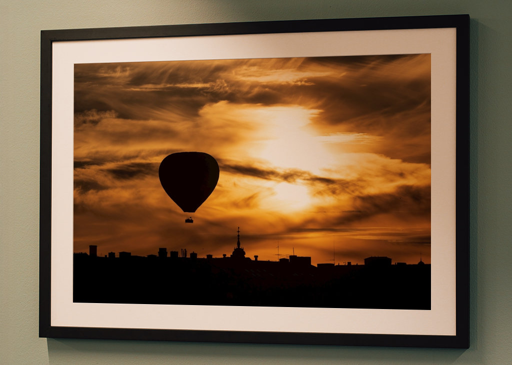 Horkovzdušný balón nad Stockholmem