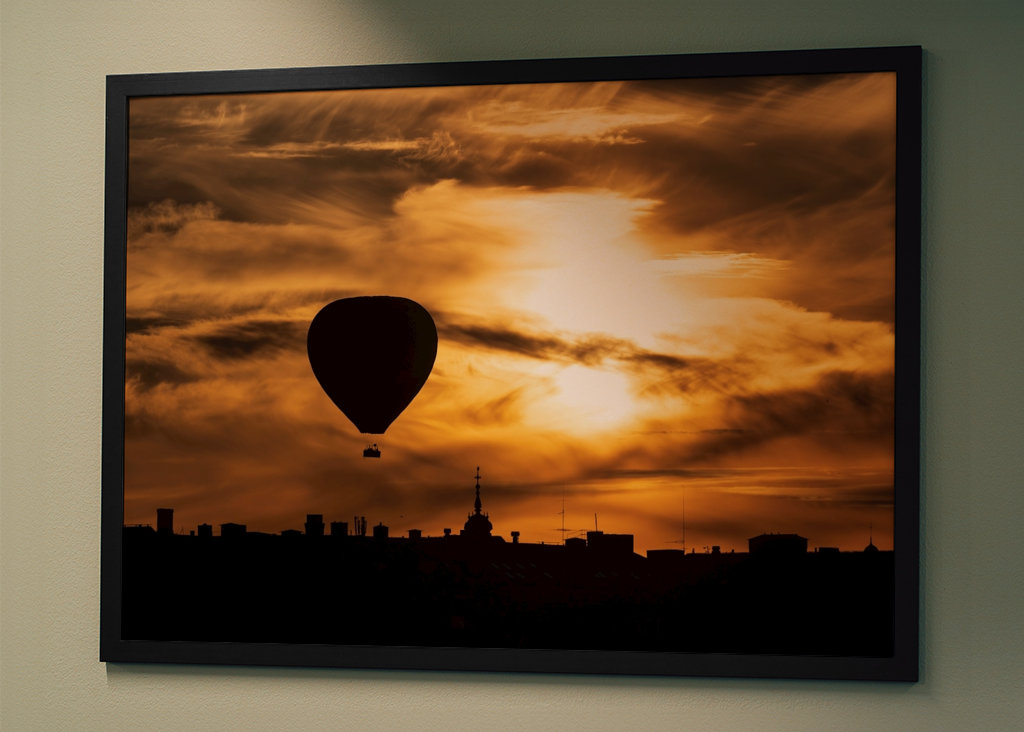 Horkovzdušný balón nad Stockholmem