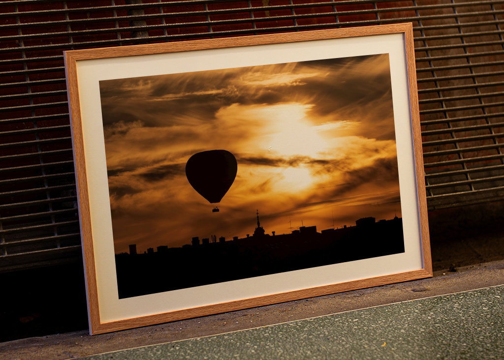 Horkovzdušný balón nad Stockholmem