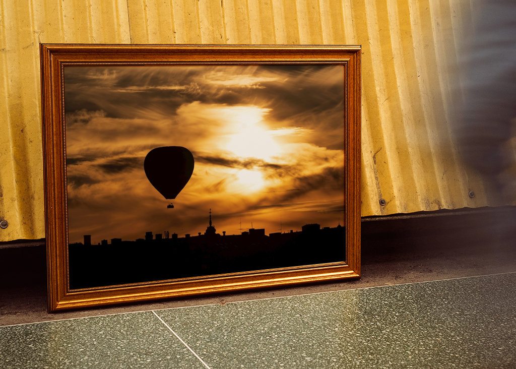 Horkovzdušný balón nad Stockholmem