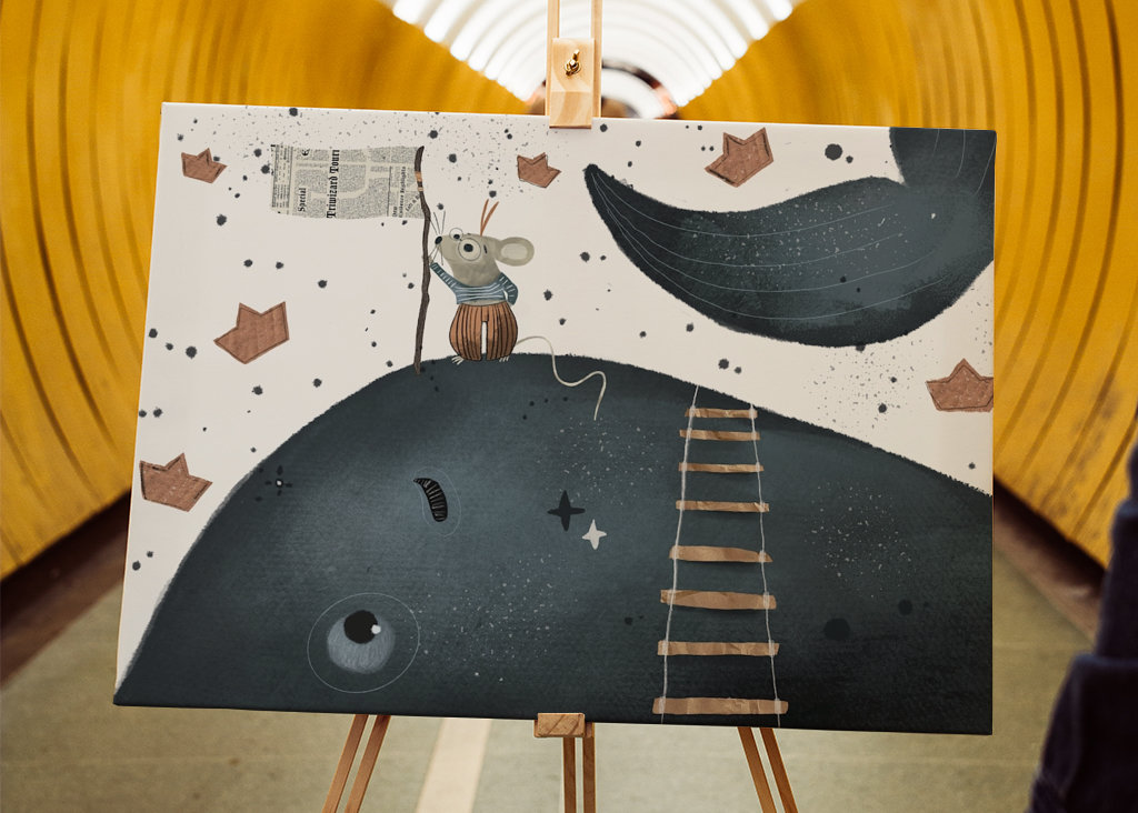 Kleine Maus auf großem Abenteuer