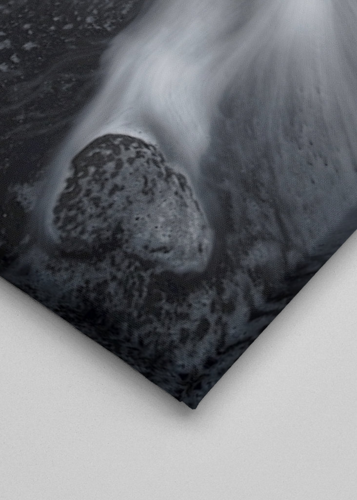 Eisblöcke in der Brandung