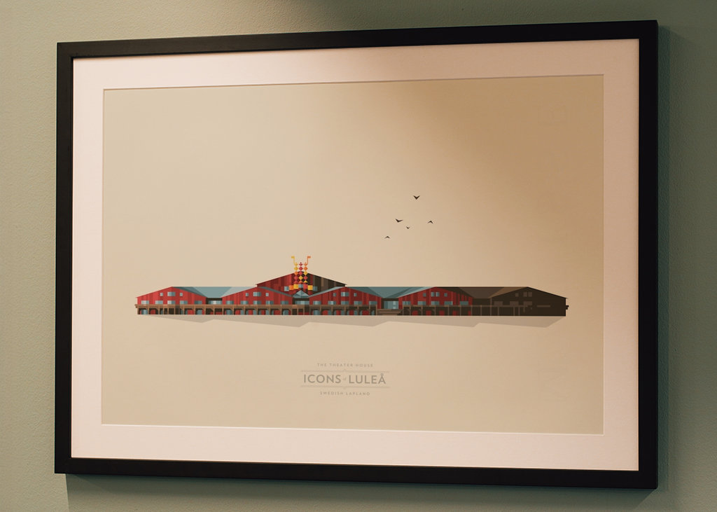 The theater house in Luleå