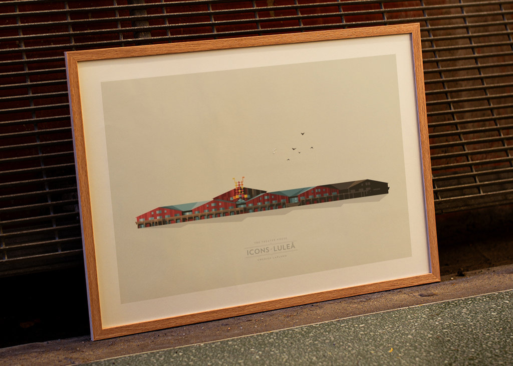 The theater house in Luleå