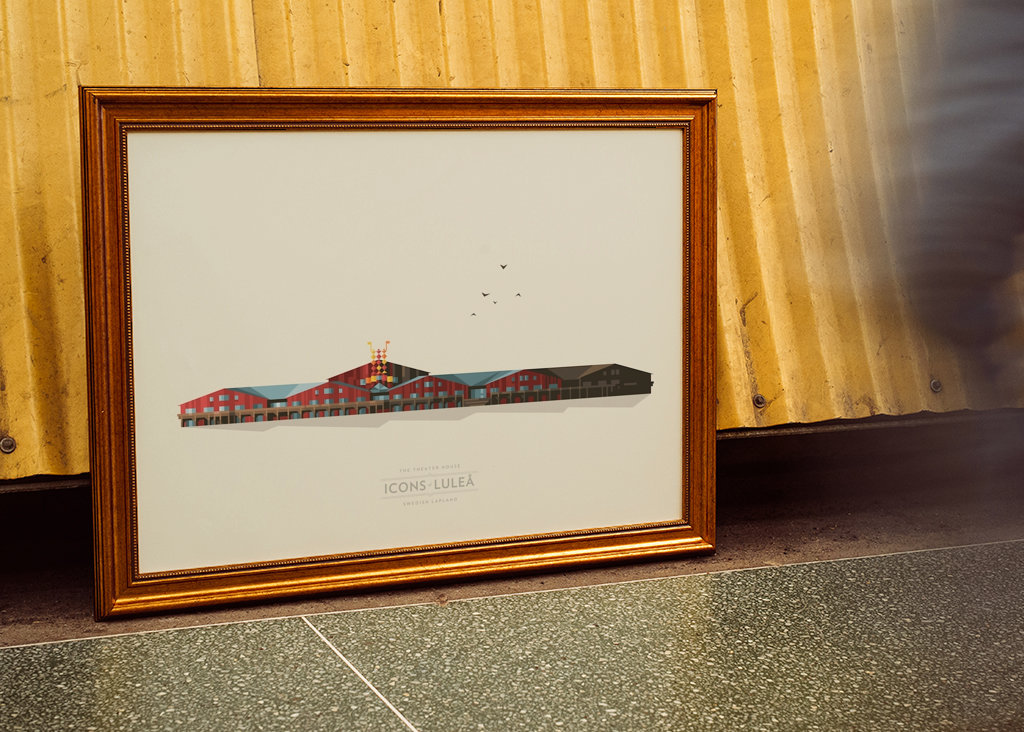 The theater house in Luleå