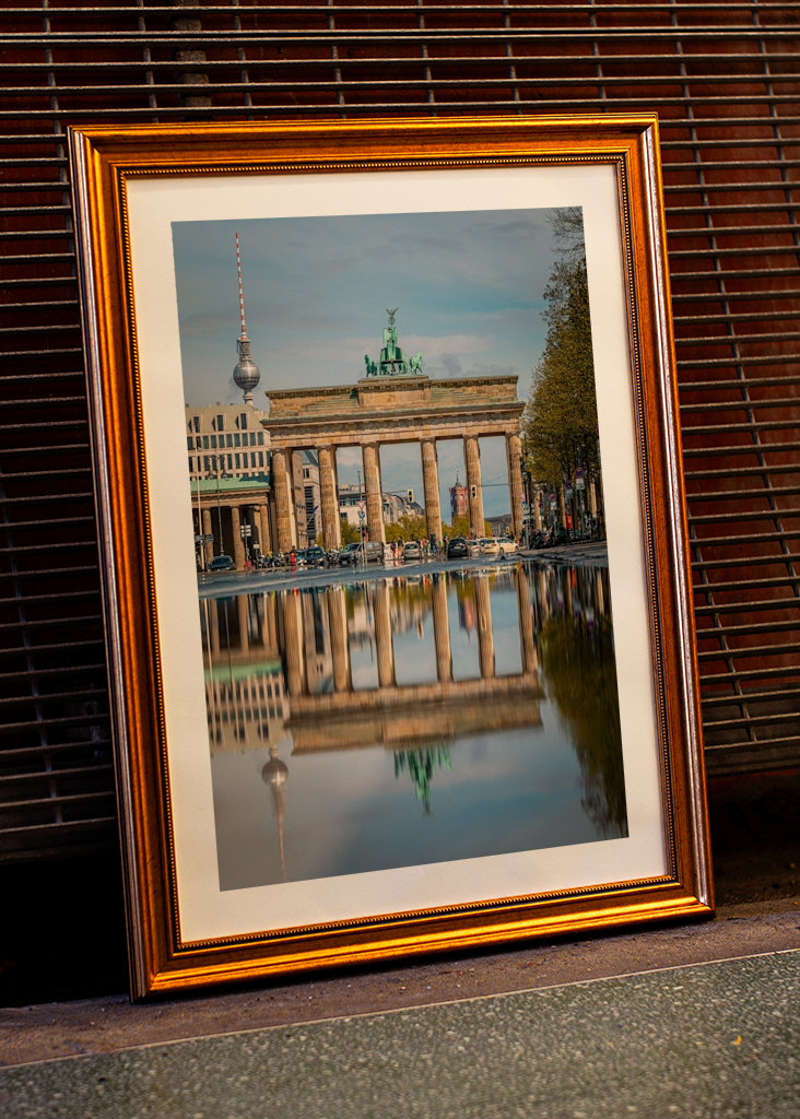 Brandenburger Tor Spiegelung