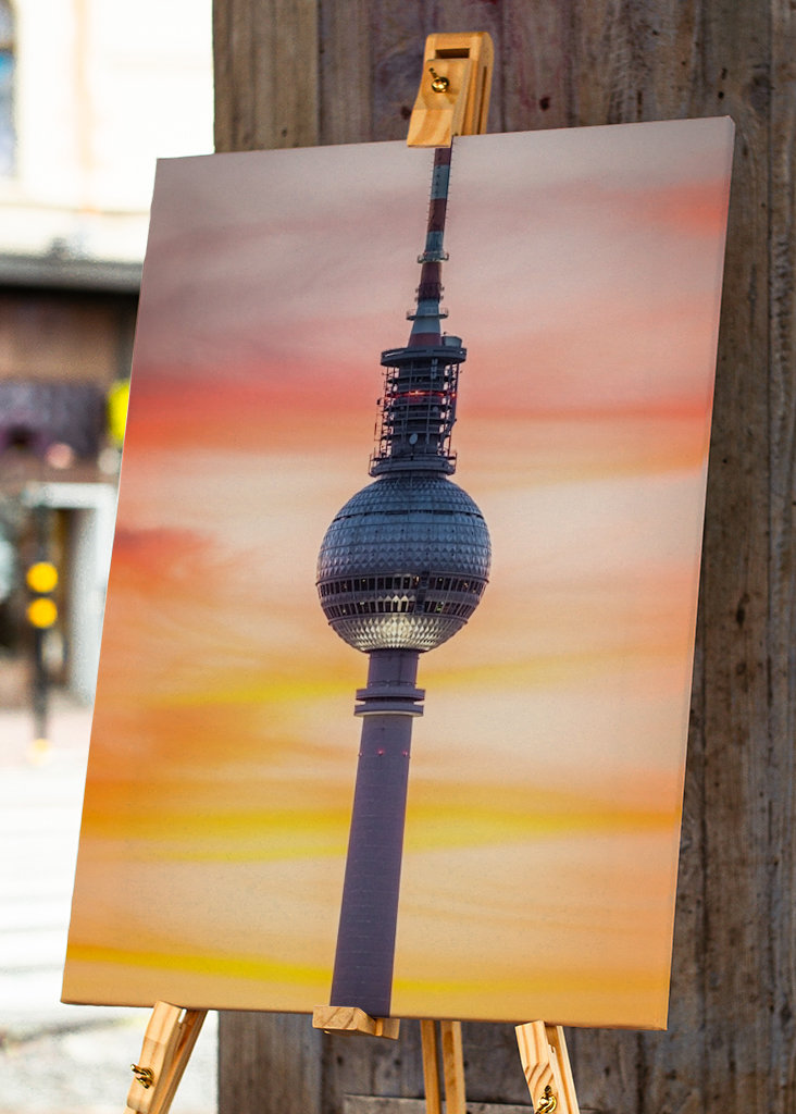 Sonnenuntergang am Fernsehturm