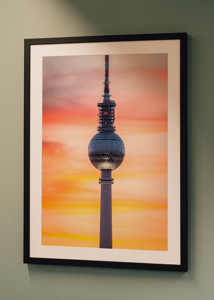 Sonnenuntergang am Fernsehturm